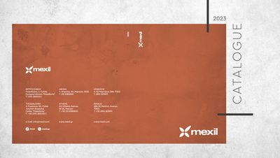 Κατάλογος Mexil | Mexil catalogue 2023 | 22/11/2023 - 31/12/2023