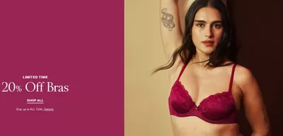 Μόδα προσφορές σε Πωγωνίου | 20% off  σε Victoria's Secret | 20/9/2024 - 6/10/2024