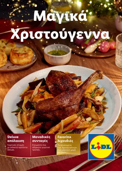 Κατάλογος Lidl σε Αχαρνές | Γιορτινές Στιγμές | 29/10/2024 - 31/1/2025