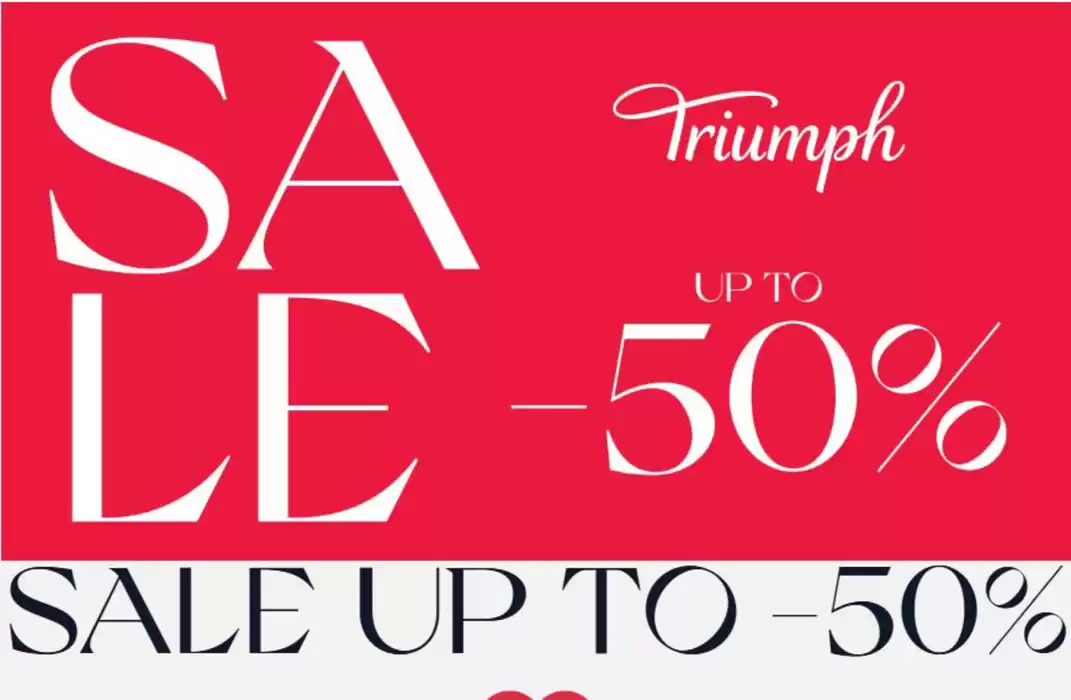 Κατάλογος Triumph σε Ηράκλειο | Sale - 50 %  | 21/1/2025 - 4/2/2025