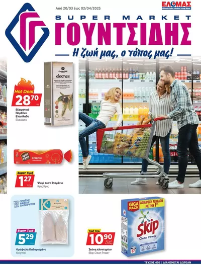 Κατάλογος ΓΟΥΝΤΣΙΔΗΣ σε Προσοτσάνη | Προσφορές φυλλαδίου! | 20/3/2025 - 2/4/2025