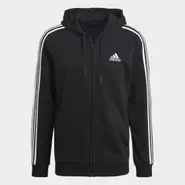 Προσφορά Essentials French Terry 3-Stripes Full-Zip Hoodie για 35,75€ σε Adidas