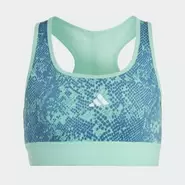 Προσφορά AEROREADY PowerReact Animal Print Padded Sports Bra για 15€ σε Adidas