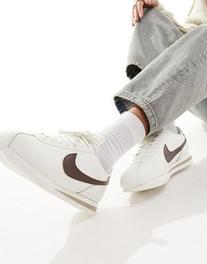 Προσφορά Nike Cortez leather trainers in off white and cacao brown για 62,96€ σε Asos