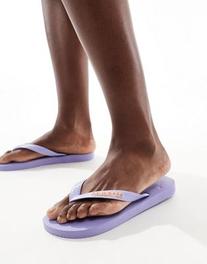 Προσφορά ASOS Exclusive Havaianas top flip flops in lilac για 25€ σε Asos