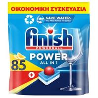 Προσφορά Finish Power All In 1 Κάψουλες Πλυντηρίου Πιάτων Λεμόνι 85 Τεμάχια για 14,85€ σε Χαλκιαδάκης