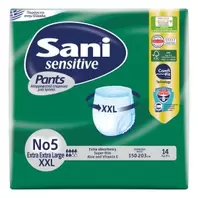 Προσφορά Sani Sensitive Pants Εσώρουχα Ακράτειας N5 N5 XXL 14 Τεμάχια για 13€ σε Χαλκιαδάκης