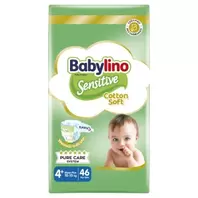 Προσφορά Babylino Sensitive Πάνες Βρεφών Ν4+ Maxi Plus 10-15 kg 46 Τεμάχια για 10€ σε Χαλκιαδάκης