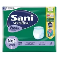 Προσφορά Sani Sensitive Pants Εσώρουχα Ακράτειας N1 Small 14 Τεμάχια για 6,48€ σε Χαλκιαδάκης