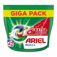 Προσφορά Ariel Κάψουλες Πλυντηρίου Ρούχων All In 1 Extra Clean 42 Μεζούρες 1079,4 gr για 13,4€ σε Χαλκιαδάκης