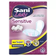 Προσφορά Sani Sensitive Lady Discreet Cotton Σερβιέτες Ακράτειας N5 Super 20 Τεμάχια για 5,08€ σε Χαλκιαδάκης