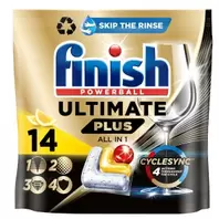 Προσφορά Finish Ultimate Plus All In 1 Κάψουλες Πλυντηρίου Πιάτων Λεμόνι 14 Τεμάχια για 4,99€ σε Χαλκιαδάκης