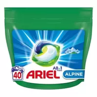 Προσφορά Ariel Κάψουλες Πλυντηρίου Ρούχων All In 1 Alpine 40 Μεζούρες 812 gr για 9,9€ σε Χαλκιαδάκης