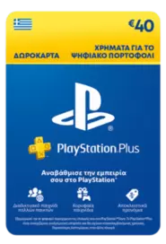 Προσφορά Sony Playstation Plus Cards Hanging €40 για 40€ σε Vodafone