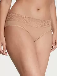 Προσφορά Lace-Waist Cotton Hiphugger Panty για 5,68€ σε Victoria's Secret