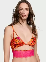 Προσφορά Tropical Satin Lace Cutout Bra Top για 18,19€ σε Victoria's Secret