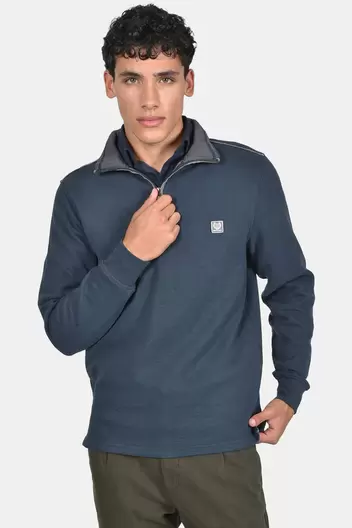 Προσφορά Ανδρική Μακρυμάνικη Μπλούζα Half Zip για 44,99€ σε Berto Lucci