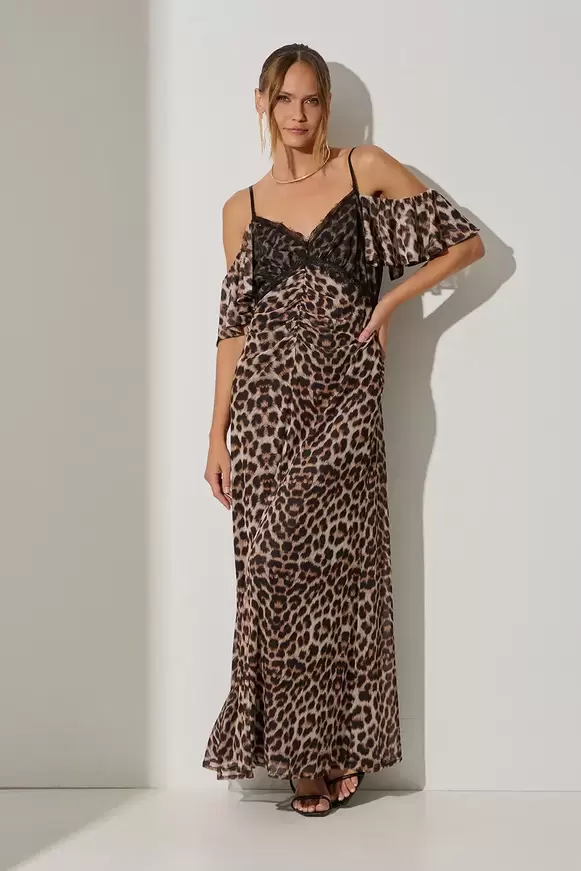 Προσφορά Μάξι animal print φόρεμα για 107,8€ σε Bill Cost