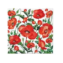 Προσφορά Χαρτοπετσέτες Poppies 33x33 εκ. 20 τεμάχια για 1,5€ σε Vicko