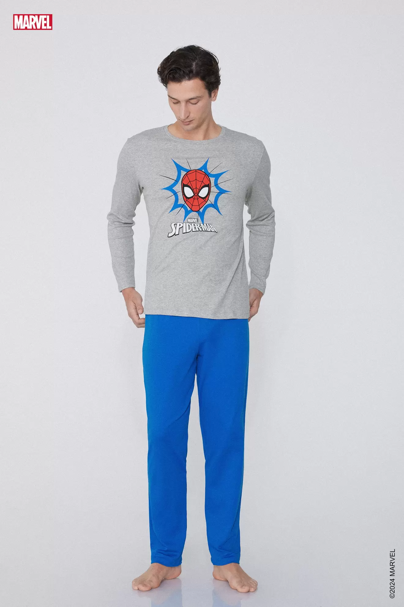 Προσφορά Μακριά Βαμβακερή Πιτζάμα Spiderman για 32,99€ σε Tezenis