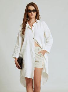 Προσφορά Linen shirt dress για 18,7€ σε Celestino