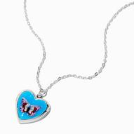 Προσφορά Silver-tone Glitter Butterfly Locket Pendant Necklace για 4€ σε Claire's