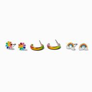 Προσφορά Rainbow & Flower Mixed Earring Set - 3 Pack για 4€ σε Claire's