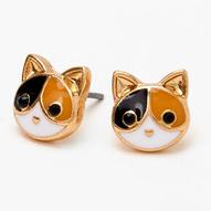 Προσφορά Gold-tone Calico Cat Stud Earrings για 2,4€ σε Claire's