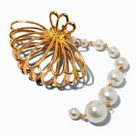 Προσφορά Gold-tone Shell & Pearl Dangle Hair Claw για 6,49€ σε Claire's