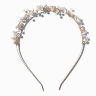 Προσφορά White Floral & Pearl Gold-tone Headband για 9,99€ σε Claire's