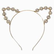 Προσφορά Gold-tone Embellished Daisy Cat Ear Headband για 6€ σε Claire's