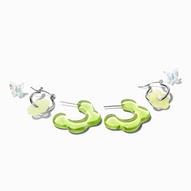 Προσφορά Green Acrylic Flower Earring Stackables Set - 3 Pack για 4,99€ σε Claire's