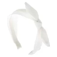 Προσφορά White Solid Knotted Bow Headband για 3,99€ σε Claire's