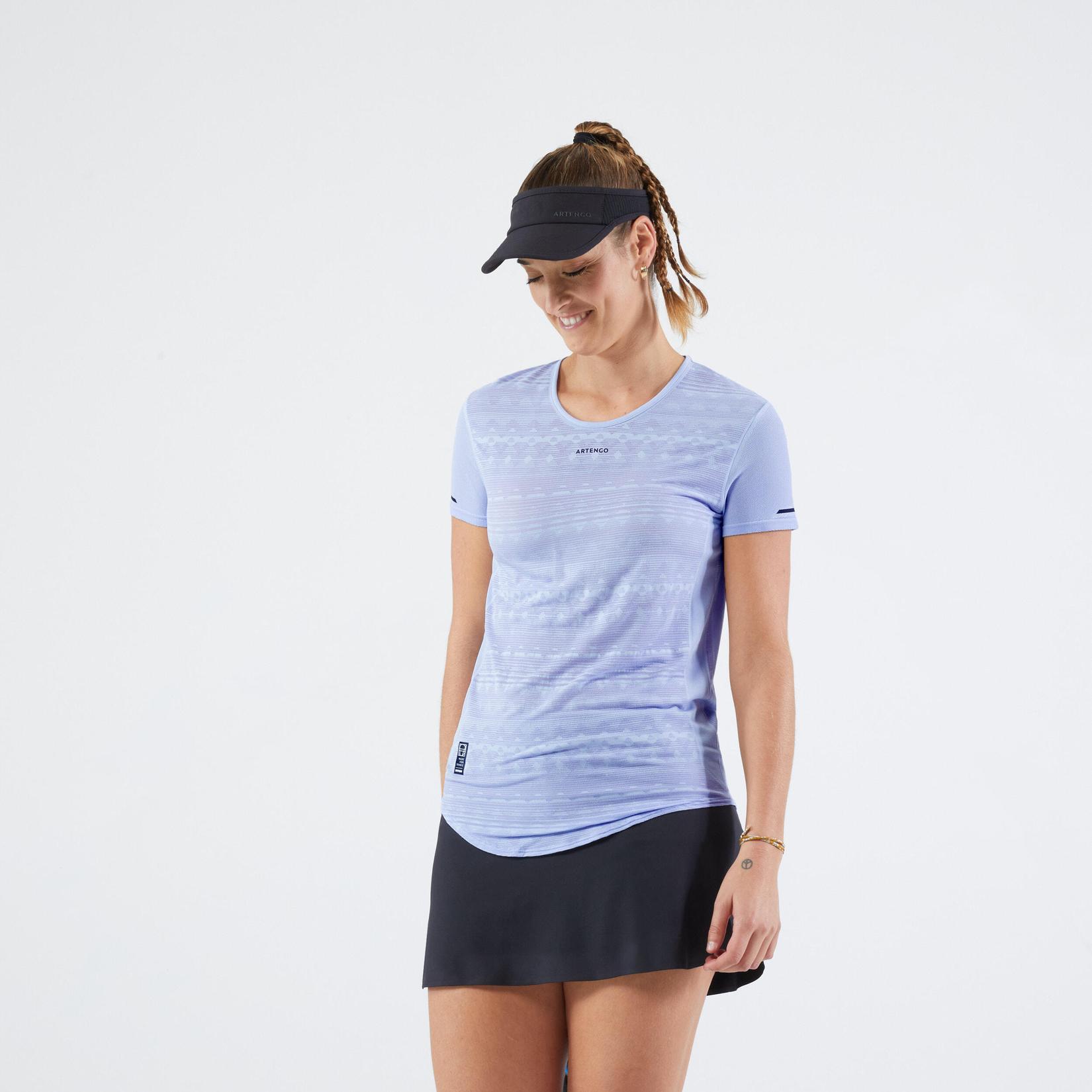 Προσφορά Women's Lightweight Tennis T-Shirt Ultra Light 900 - Blue Lavender για 20€ σε Decathlon