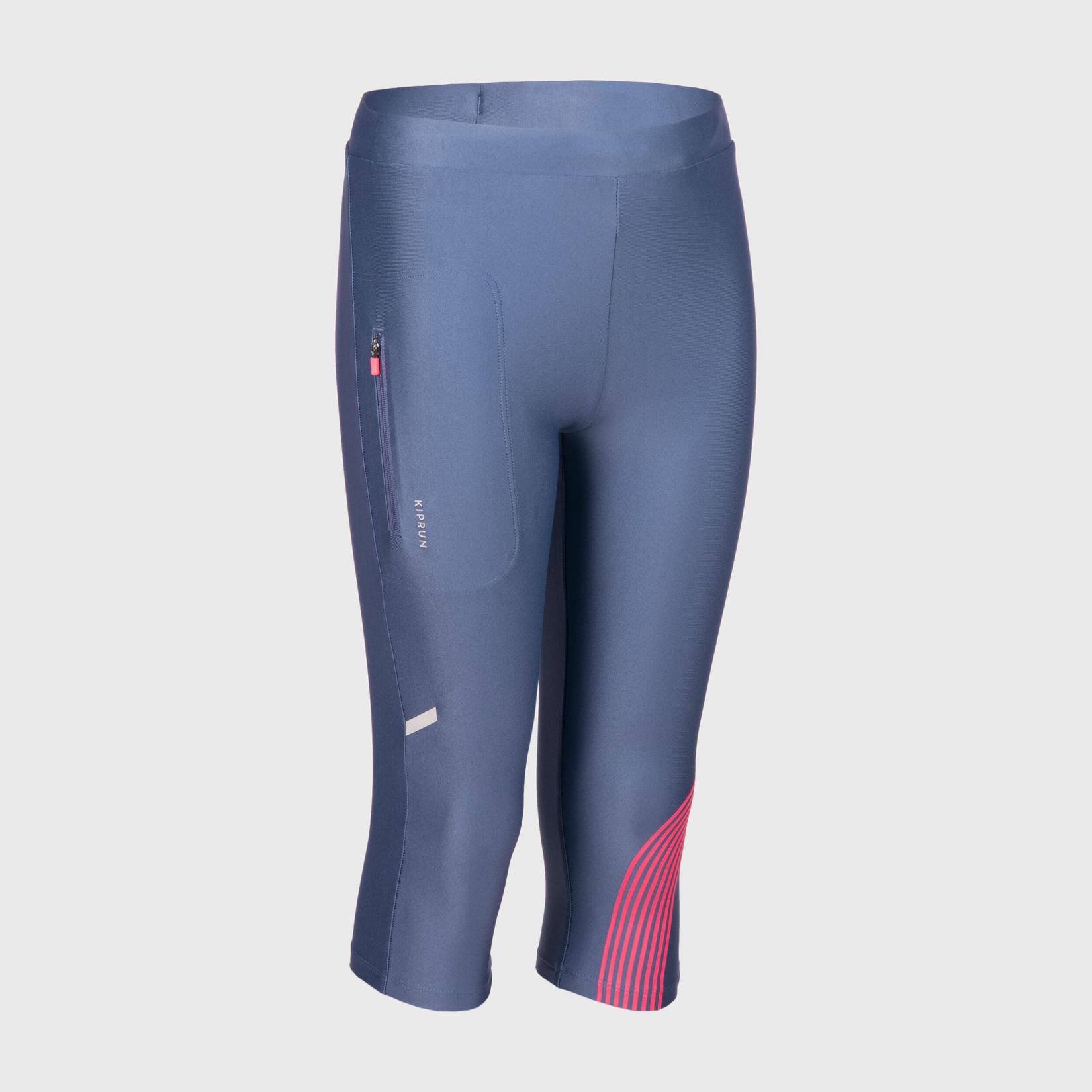 Προσφορά Kids' running leggings - KIPRUN DRY - grey pink για 9€ σε Decathlon