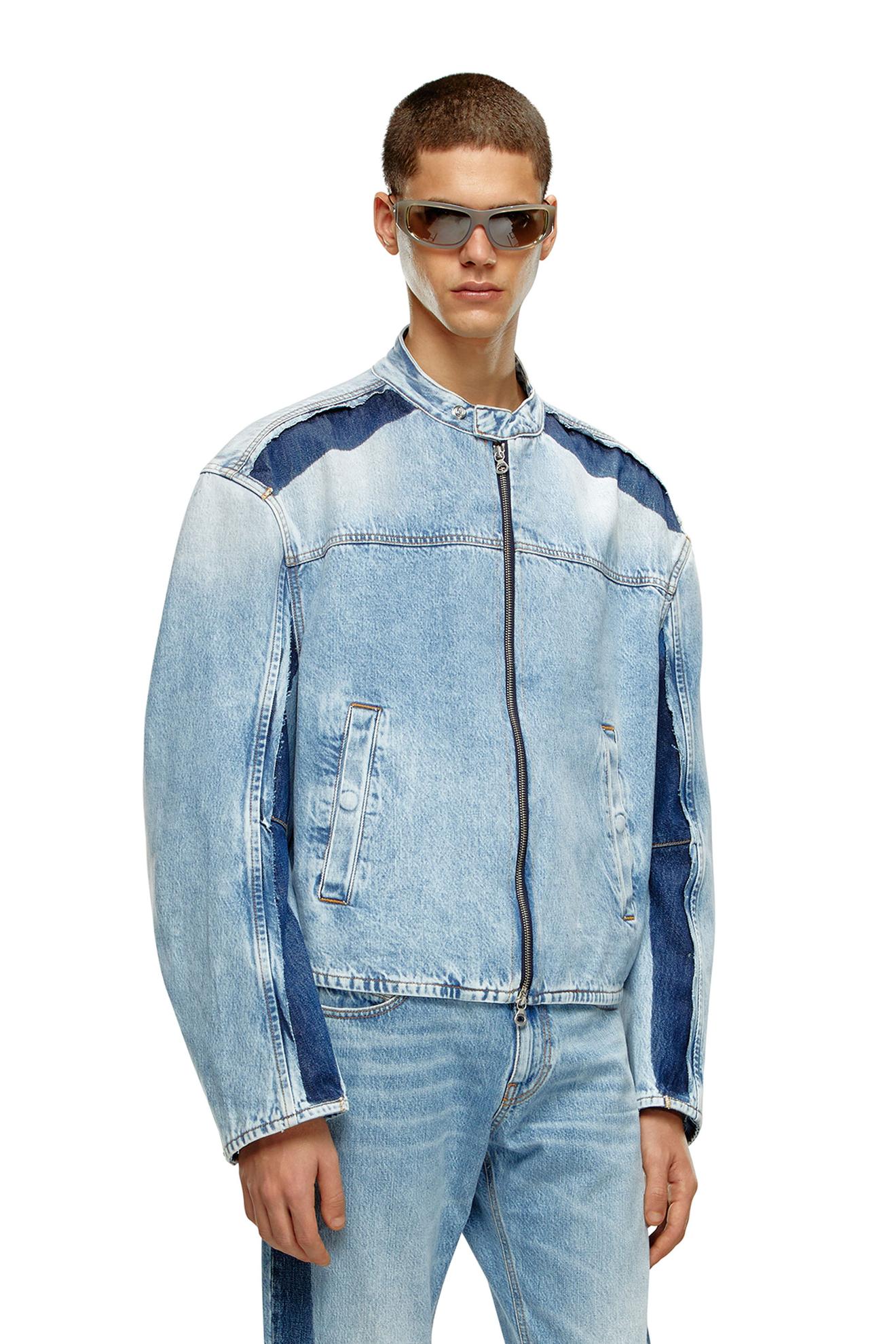 Προσφορά Zipped jacket in two-tone denim για 567€ σε DIESEL