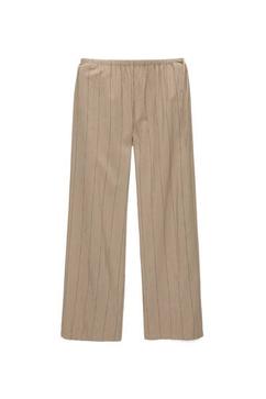 Προσφορά Striped rustic flowing trousers για 29,99€ σε Pull & Bear