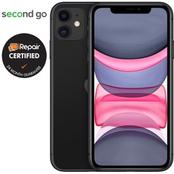 Προσφορά Second Go Certified μεταχειρισμένο Apple iPhone 11 128GB Black για 359€ σε Public