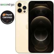 Προσφορά Second Go Certified μεταχειρισμένο Apple iPhone 12 Pro 128GB Gold για 449€ σε Public