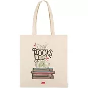 Προσφορά Τσάντα Shopper Legami Book Lover Βαμβακερή - Μπεζ για 9,99€ σε Public