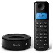 Προσφορά Ασύρματο Τηλέφωνο Philips D1651B/GRS - Μαύρο για 62,91€ σε Public