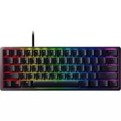 Προσφορά Razer Huntsman Mini Gaming Μηχανικό Ενσύρματο Πληκτρολόγιο 60% με Razer Clicky διακόπτες και RGB φωτισμό (US) για 99,99€ σε Public