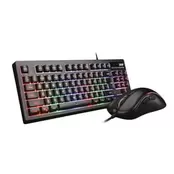 Προσφορά Zeroground KB-1800GUMS Aochi Σετ Gaming Πληκτρολόγιο Tenkeyless με RGB φωτισμό & Ποντίκι (US) για 11,9€ σε Public