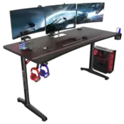 Προσφορά Γραφείο Gaming Eureka Ergonomic ERK-GIP-P60B B από Carbon Fiber 152.4x70cm - Μαύρο για 279€ σε Public