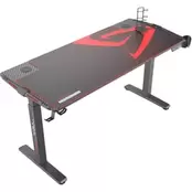 Προσφορά Γραφείο Gaming Eureka Ergonomic από Carbon Fiber 164.4x70cm - Μαύρο/Κόκκινο για 598,99€ σε Public