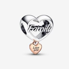 Προσφορά Σύμβολο Καρδιά Love You Οικογένεια για 49€ σε Pandora