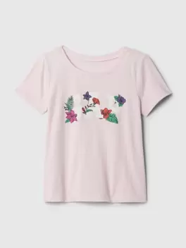 Προσφορά Ροζ babyGap Logo Κοντομάνικη Μπλούζα για 7,98€ σε GAP