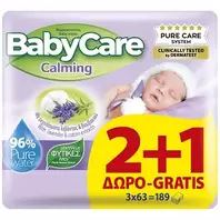 Προσφορά Babycare Calming Μωρομάντηλα 63τεμ (2+1 Δώρο) για 0,03€ σε My Market