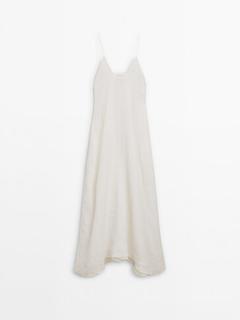 Προσφορά Μακρύ φόρεμα με τιράντες και ντεκολτέ - Limited Edition για 169€ σε Massimo Dutti
