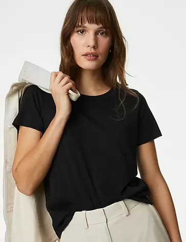 Προσφορά T-shirt από 100% βαμβάκι, σετ των 2 για 7€ σε MARKS & SPENCER